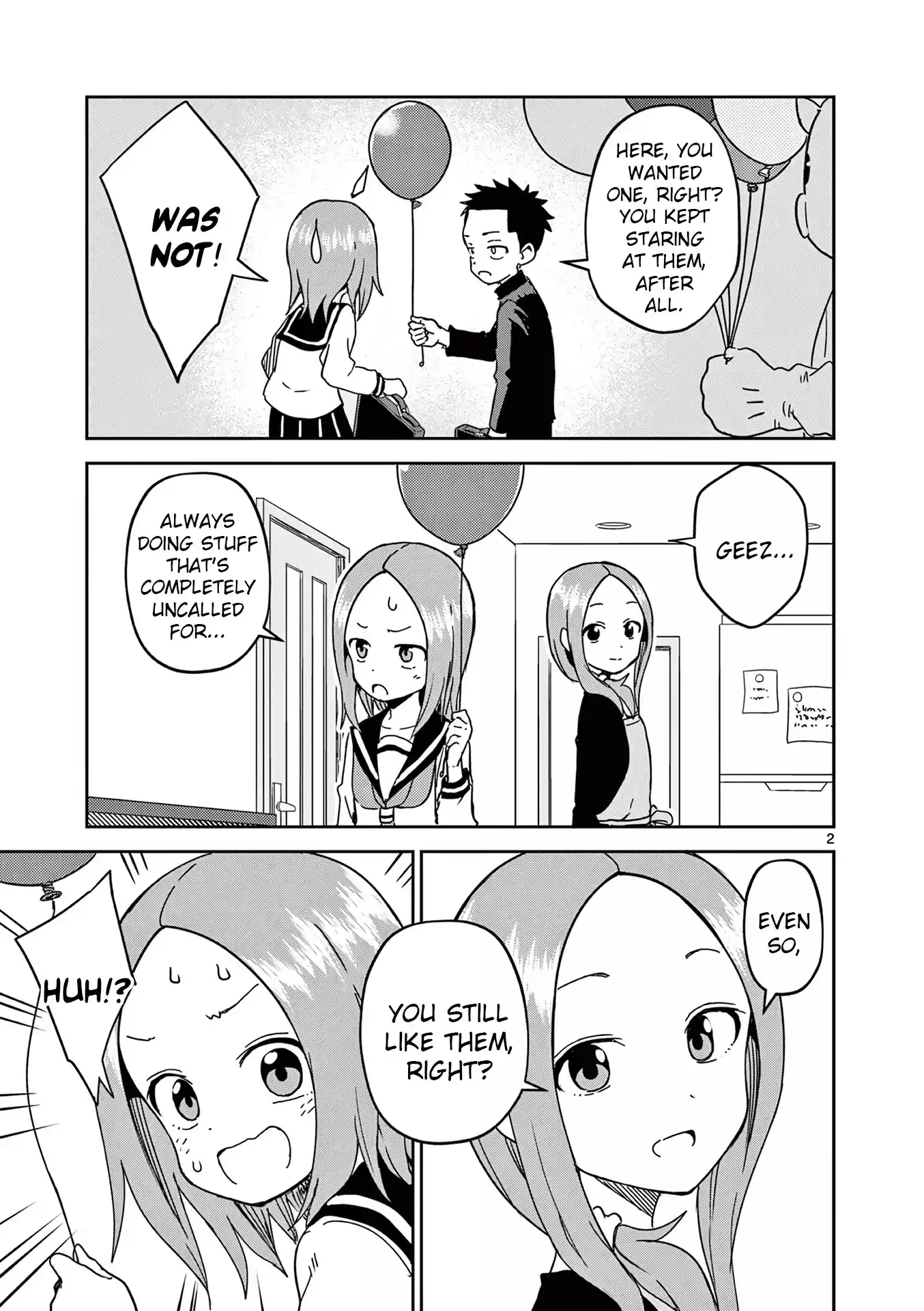 Karakai Jouzu No (Moto) Takagi-San Chapter 155.5