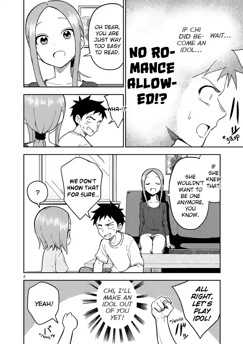 Karakai Jouzu No (Moto) Takagi-San Chapter 186