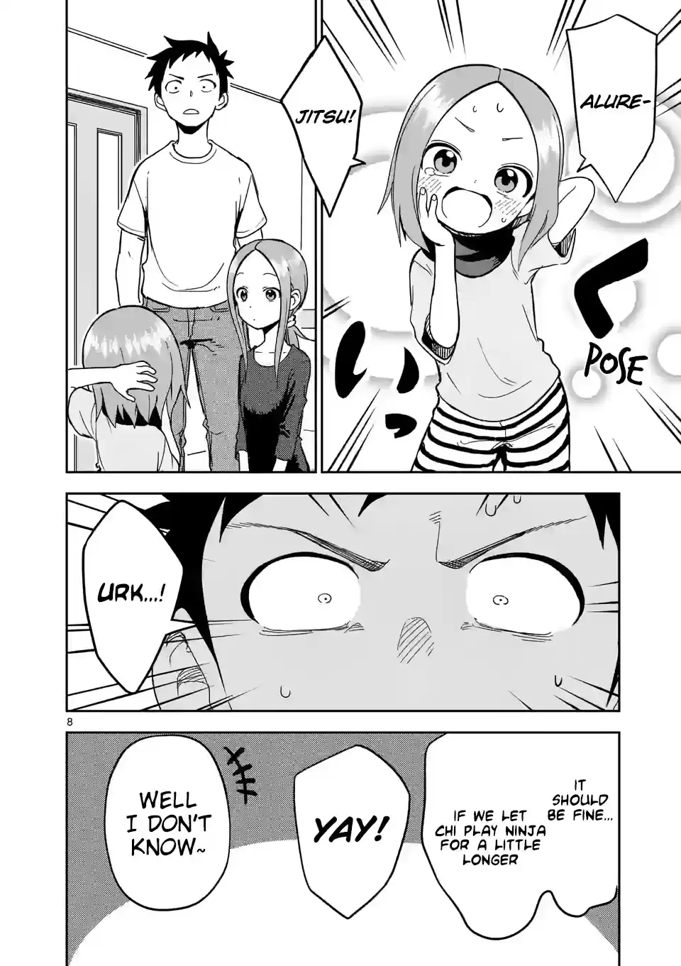 Karakai Jouzu No (Moto) Takagi-San Chapter 206