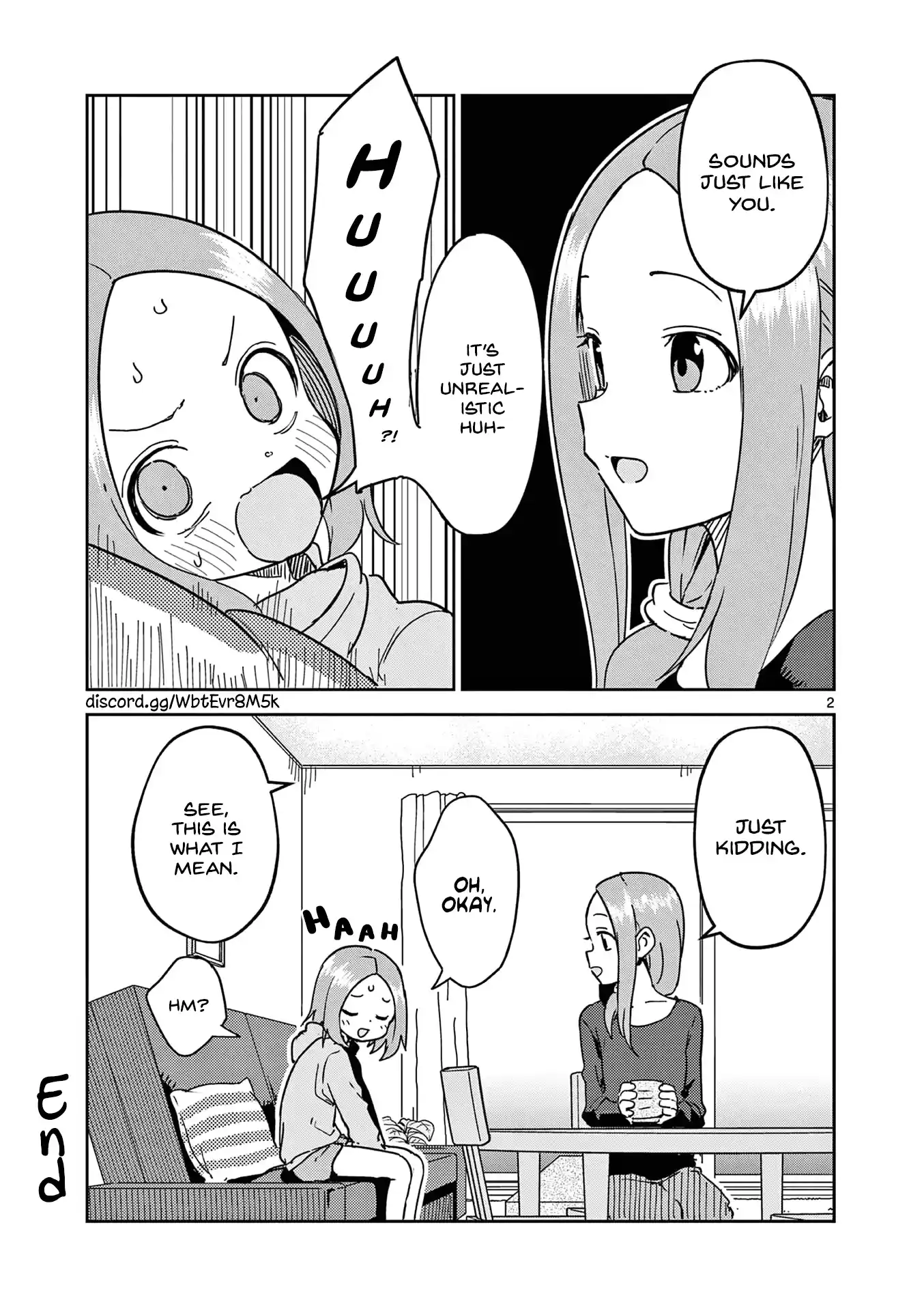 Karakai Jouzu No (Moto) Takagi-San Chapter 268.5