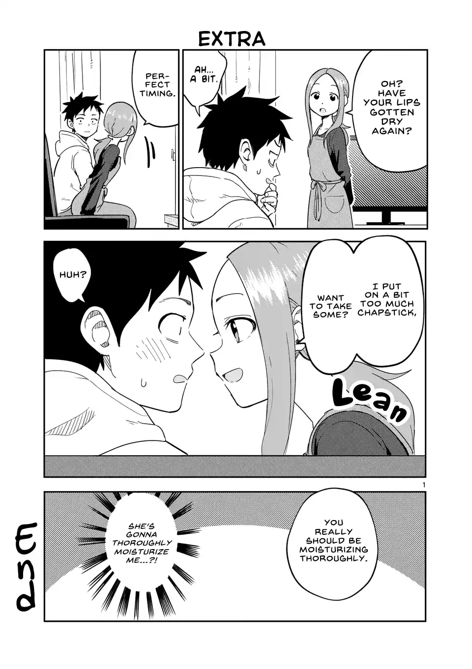 Karakai Jouzu No (Moto) Takagi-San Chapter 306.5