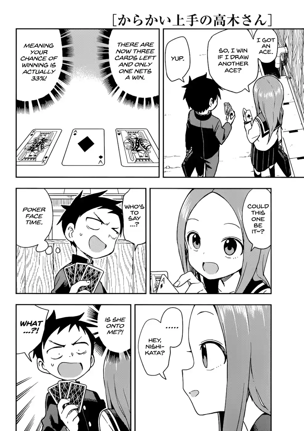 Karakai Jouzu no Takagi-san 148 Sincerity