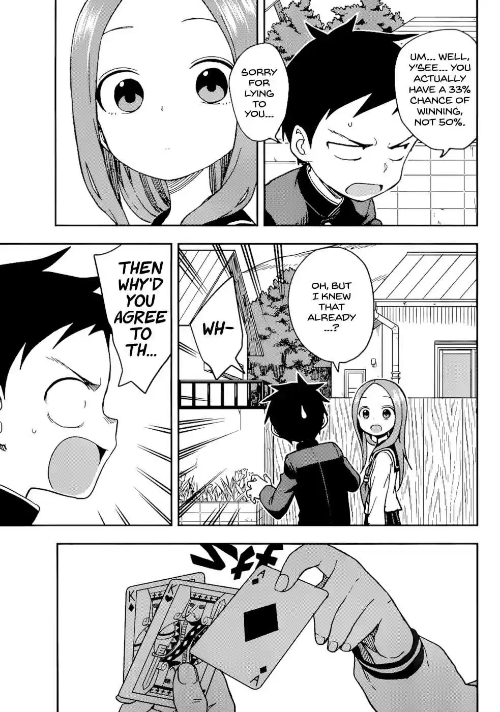 Karakai Jouzu no Takagi-san 148 Sincerity