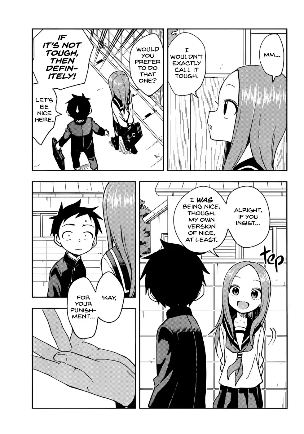 Karakai Jouzu no Takagi-san 148 Sincerity