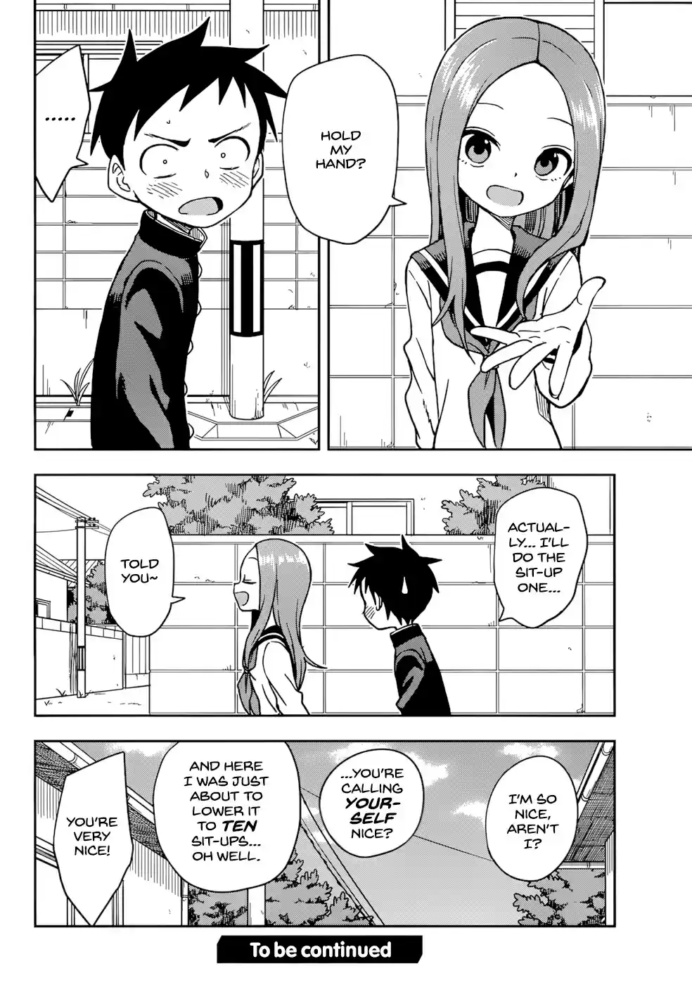 Karakai Jouzu no Takagi-san 148 Sincerity