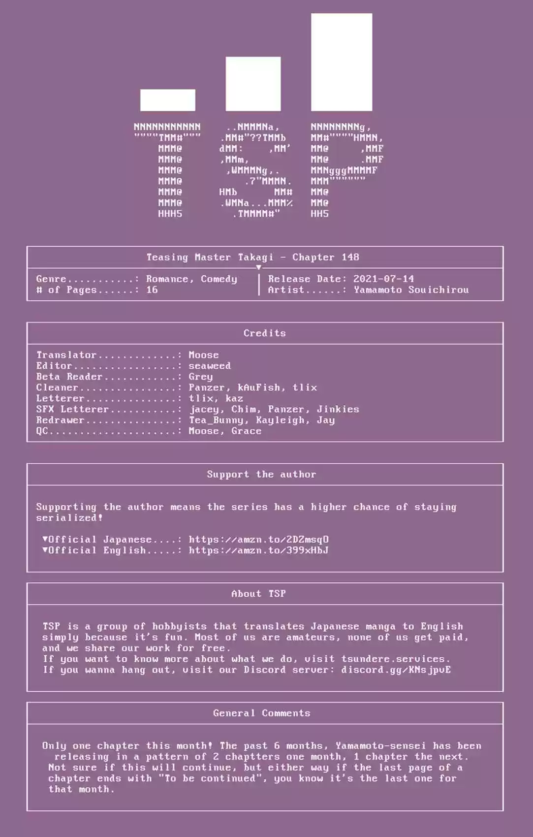 Karakai Jouzu no Takagi-san 148 Sincerity