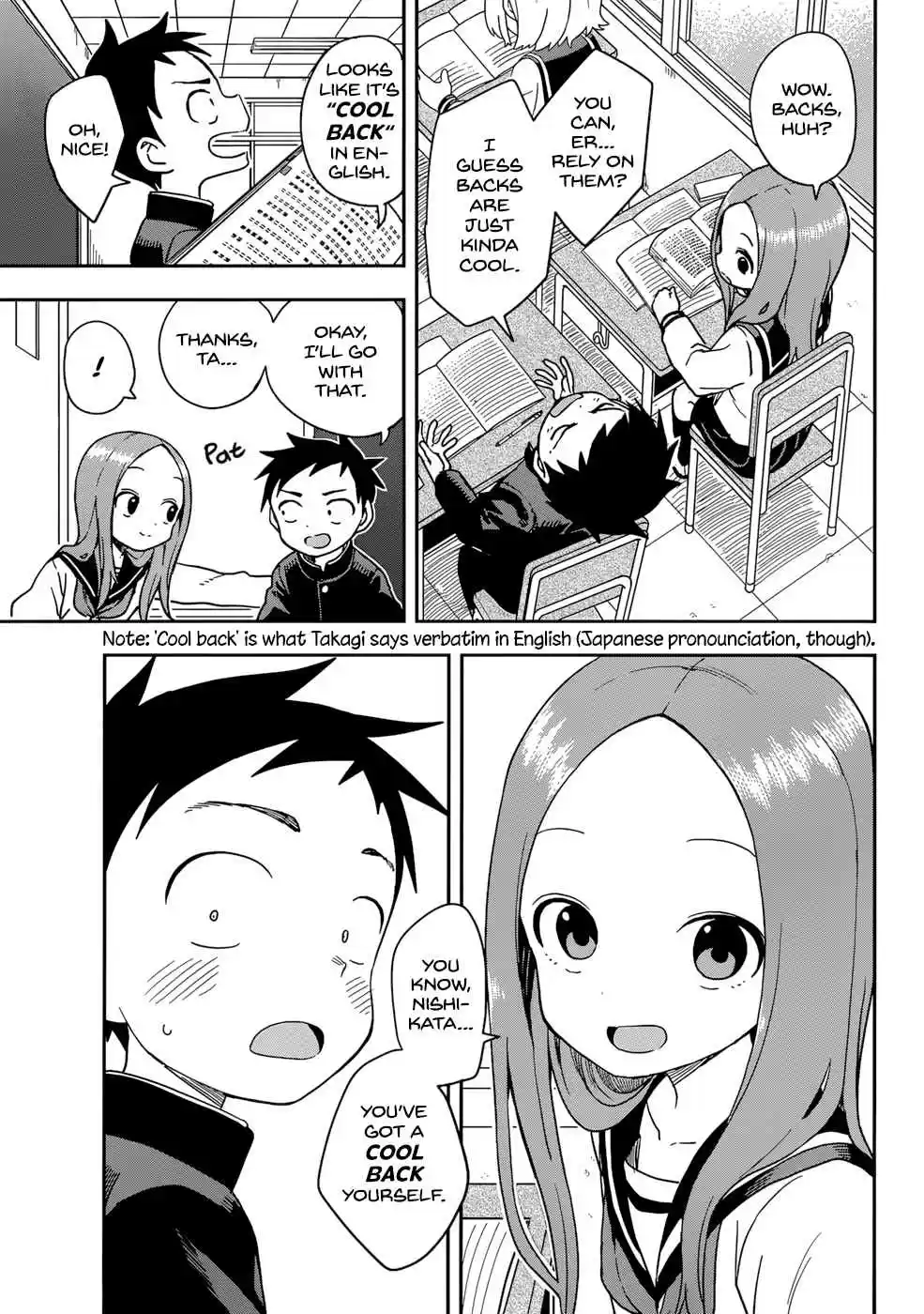 Karakai Jouzu no Takagi-san 149 Guys' Backs