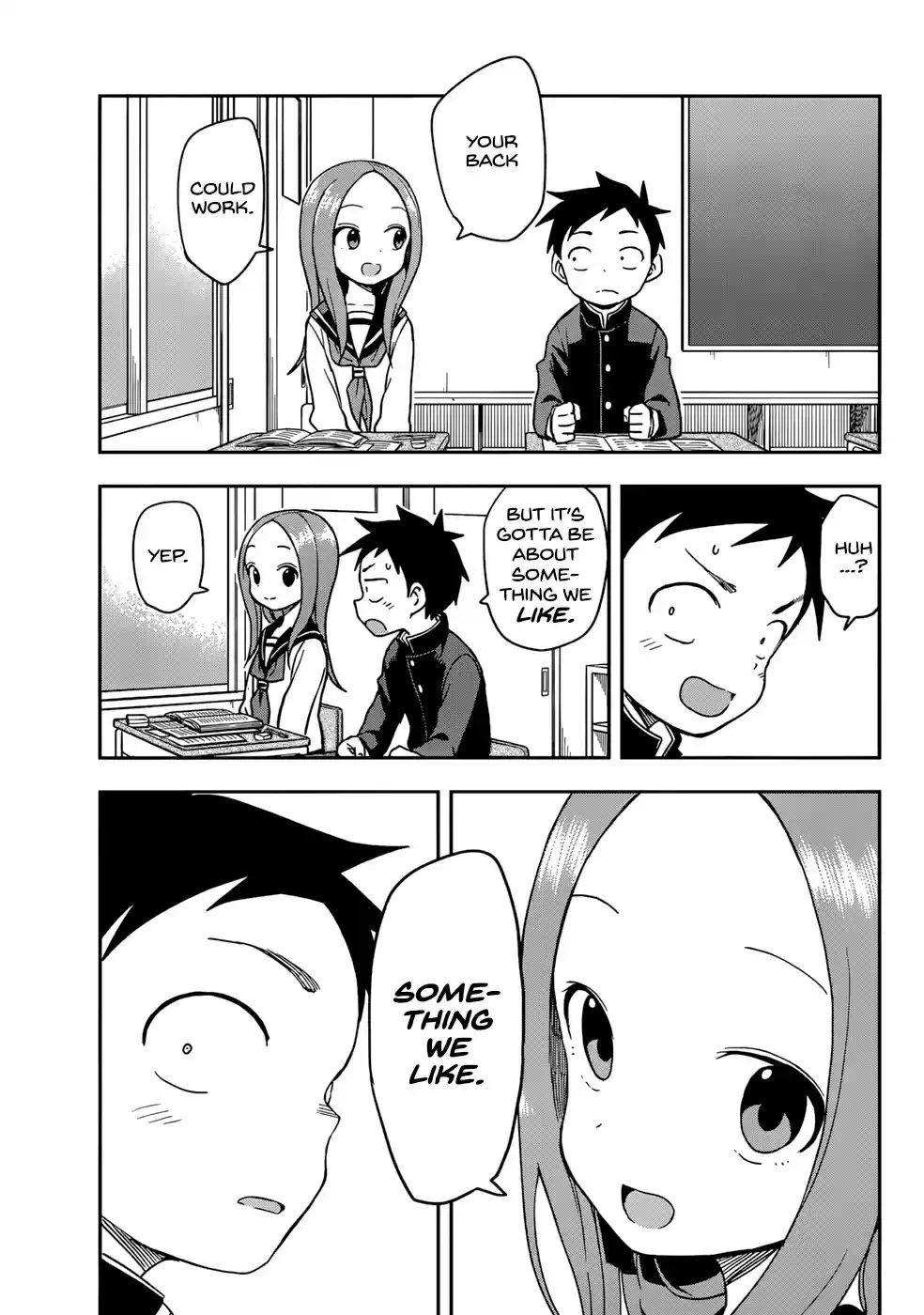 Karakai Jouzu no Takagi-san 149 Guys' Backs