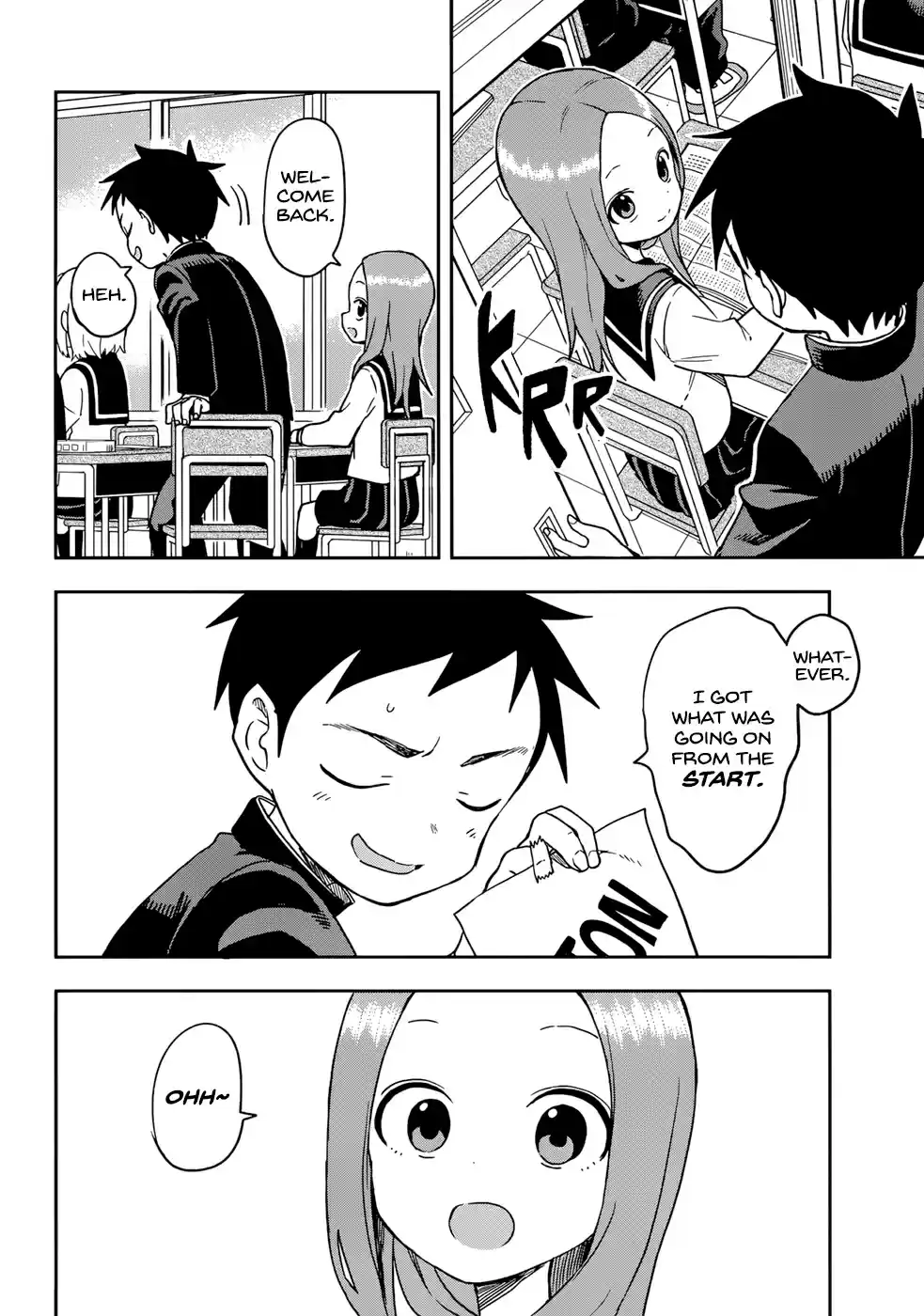 Karakai Jouzu no Takagi-san 149 Guys' Backs