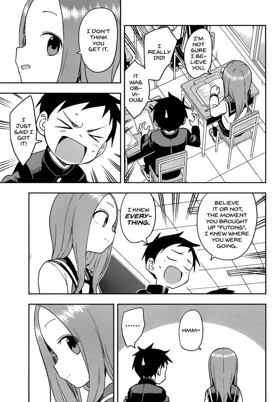 Karakai Jouzu no Takagi-san 149 Guys' Backs