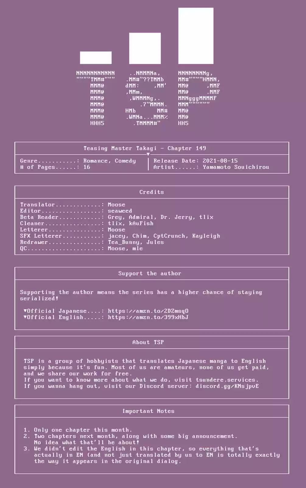 Karakai Jouzu no Takagi-san 149 Guys' Backs