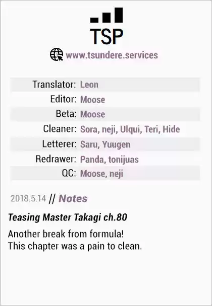 Karakai Jouzu no Takagi-san 80