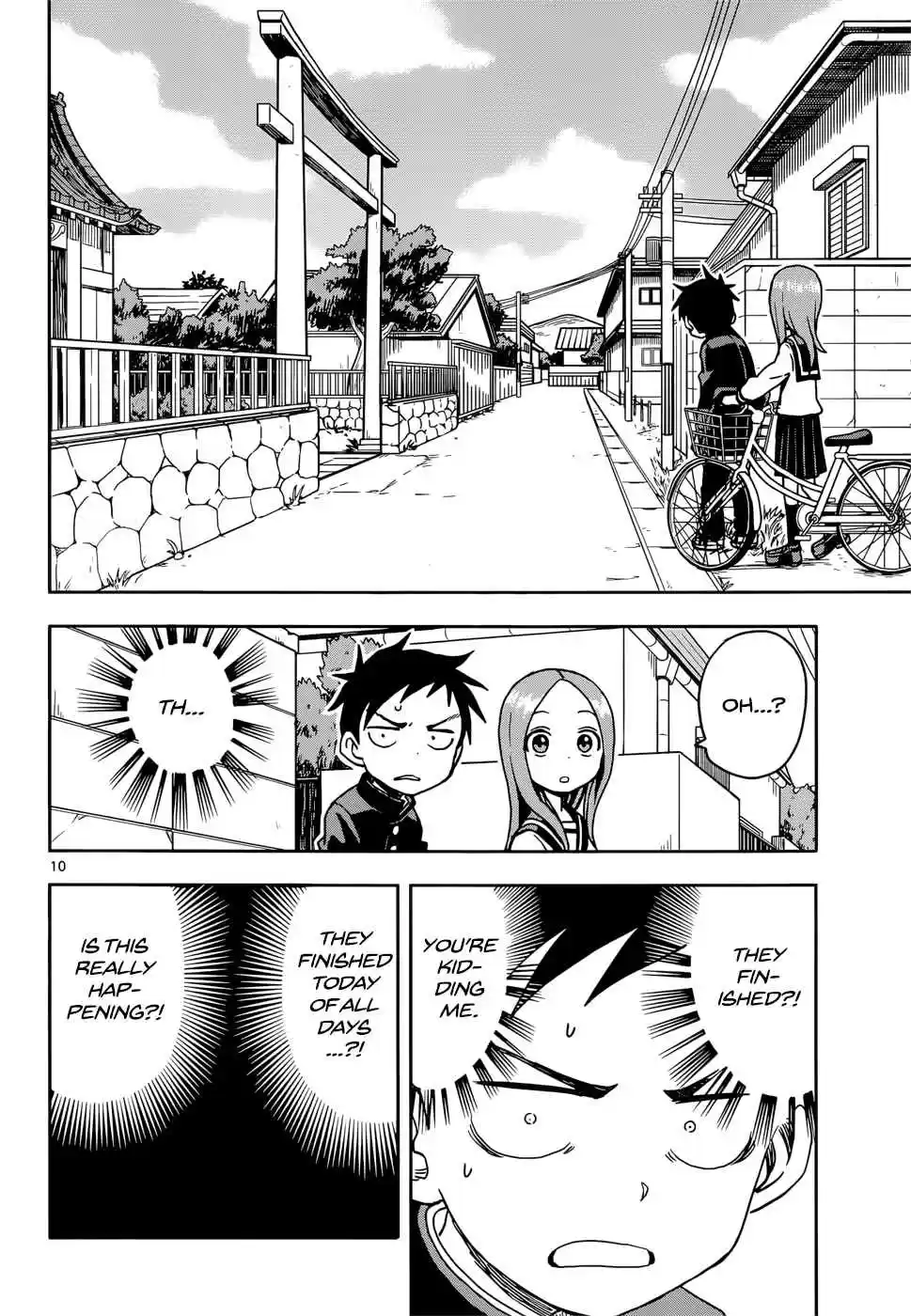 Karakai Jouzu no Takagi san Ch. 100 Praying