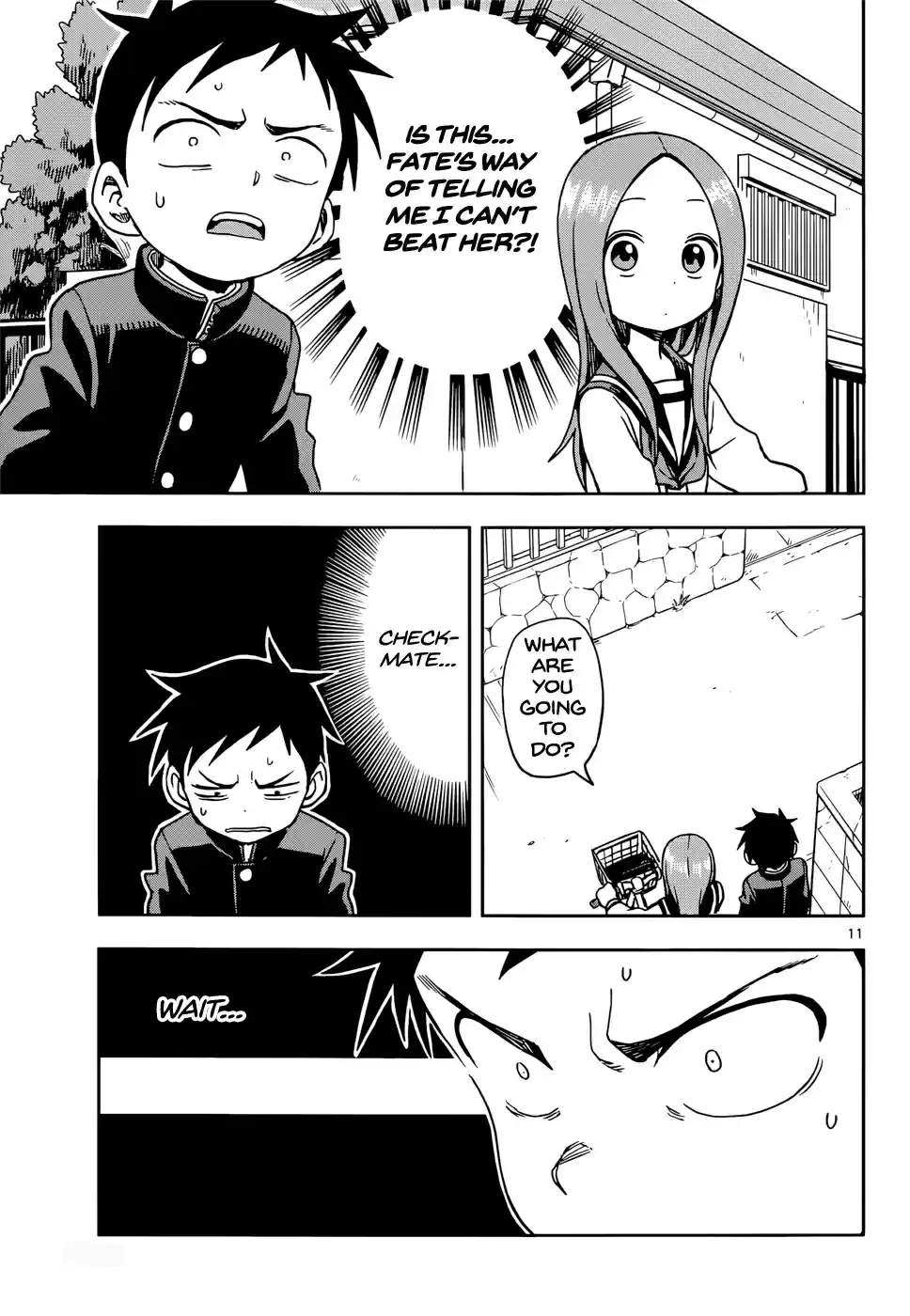 Karakai Jouzu no Takagi san Ch. 100 Praying