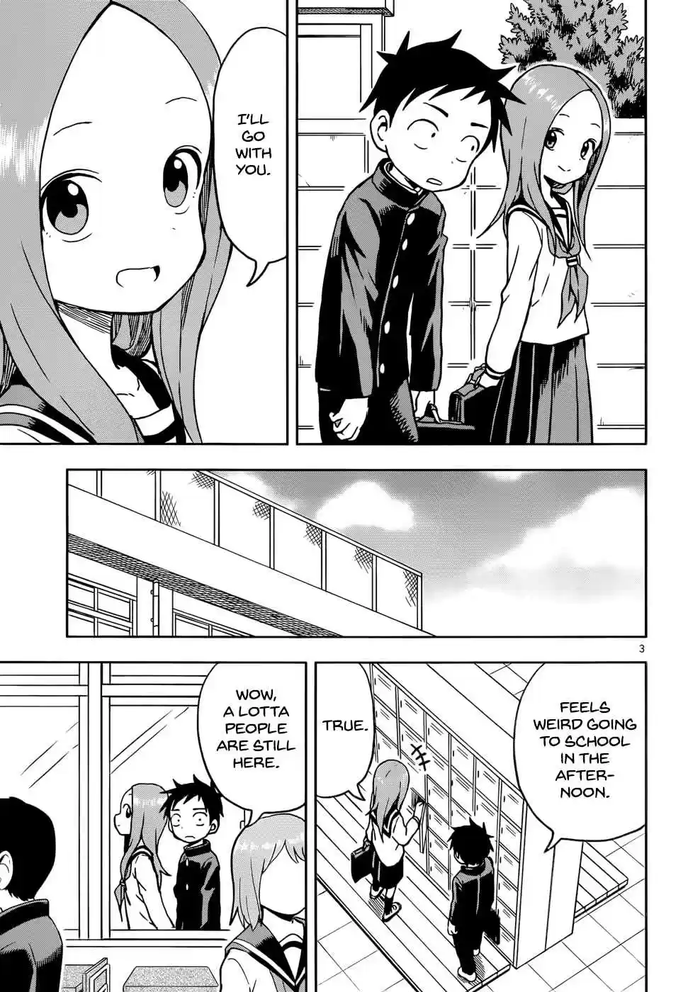 Karakai Jouzu no Takagi san Ch. 101 Forgotten Homework