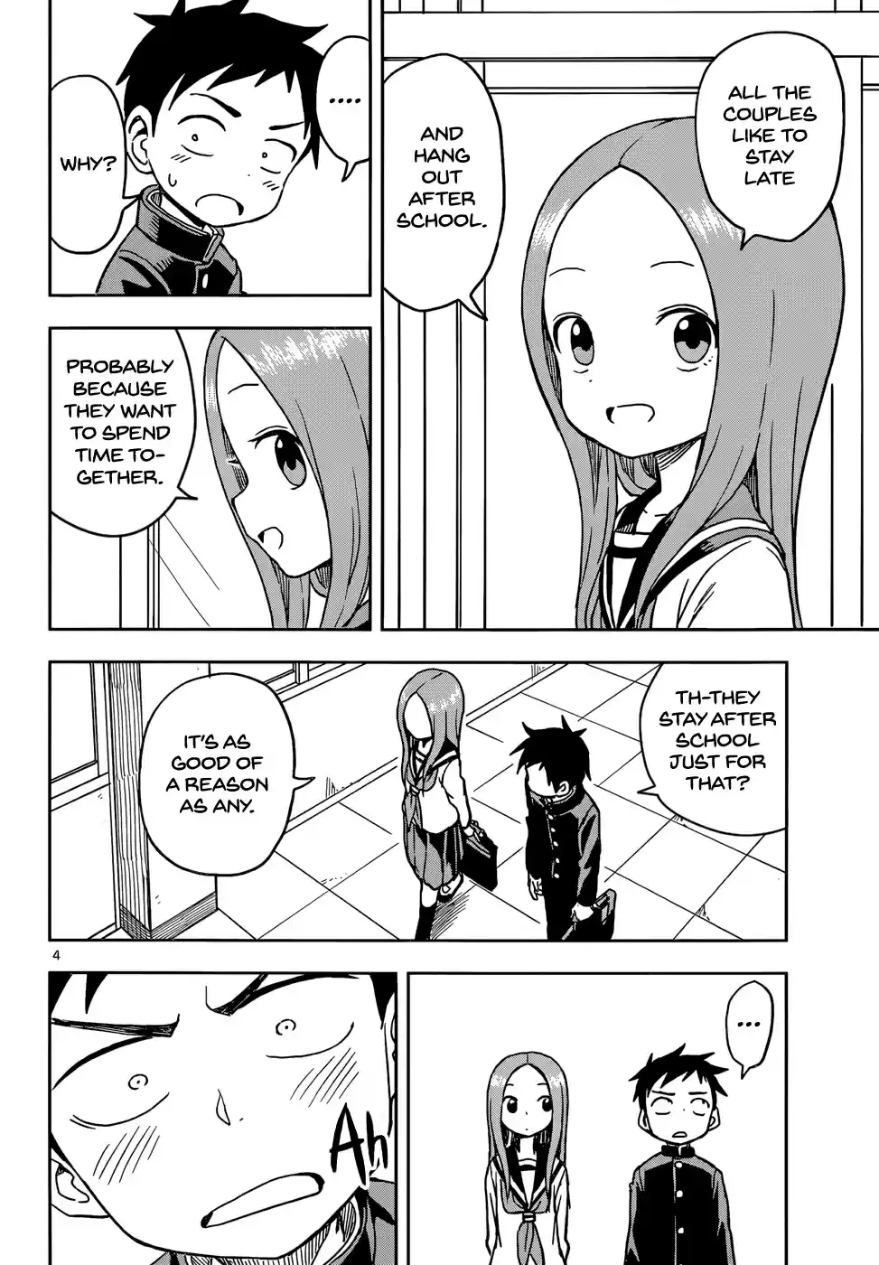 Karakai Jouzu no Takagi san Ch. 101 Forgotten Homework