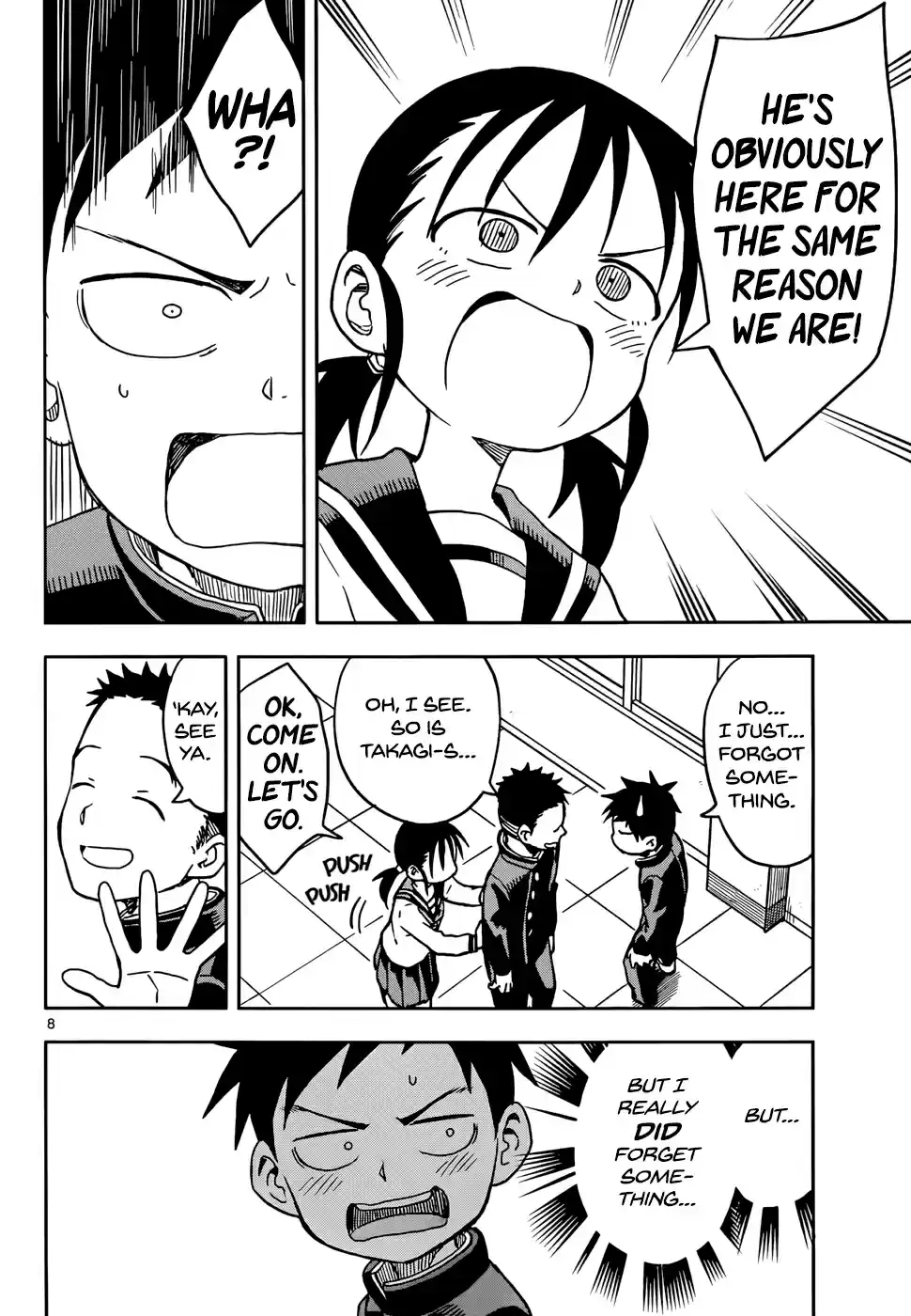 Karakai Jouzu no Takagi san Ch. 101 Forgotten Homework