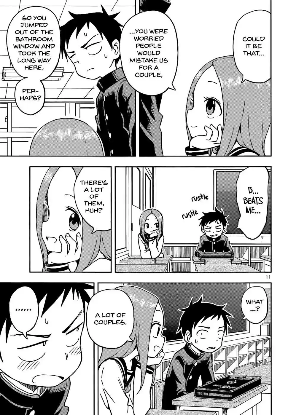 Karakai Jouzu no Takagi san Ch. 101 Forgotten Homework