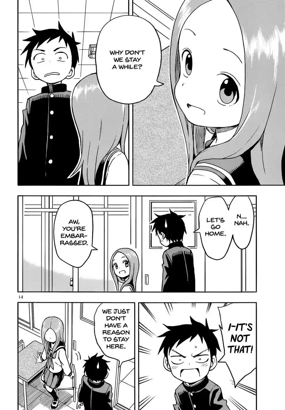 Karakai Jouzu no Takagi san Ch. 101 Forgotten Homework