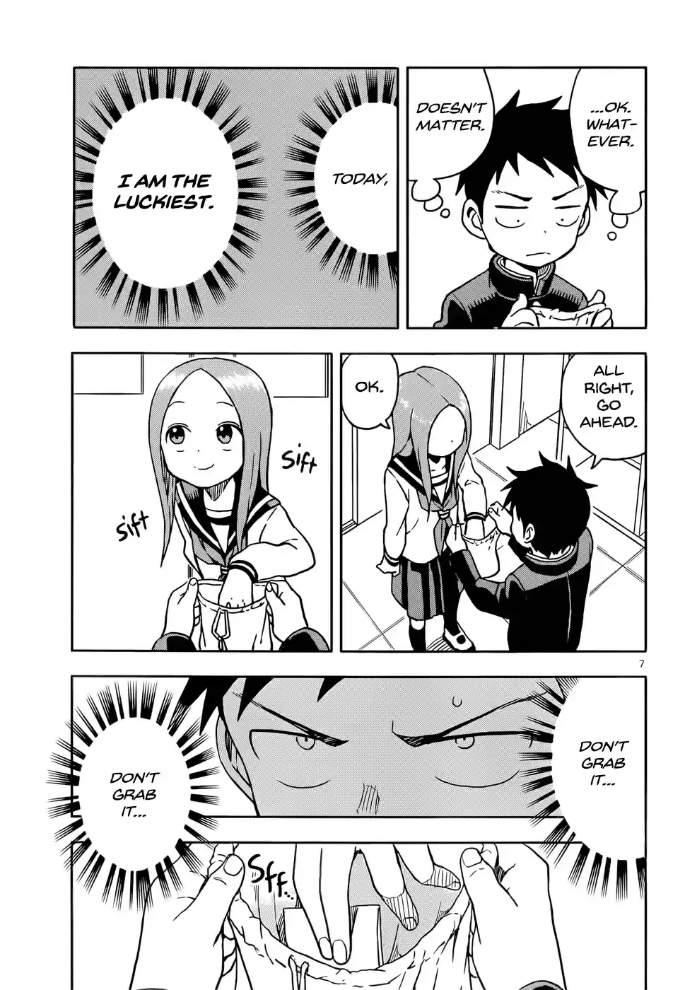 Karakai Jouzu no Takagi san Ch. 102 Fortune Slips