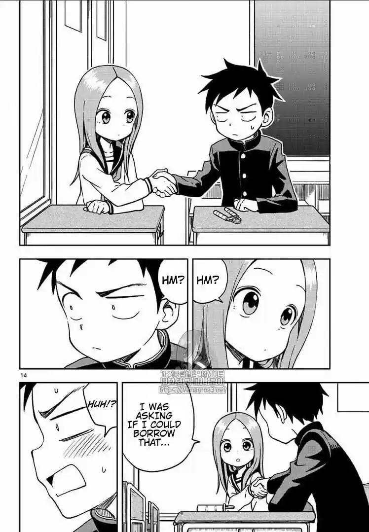 Karakai Jouzu no Takagi san Ch. 103 Grip Strength