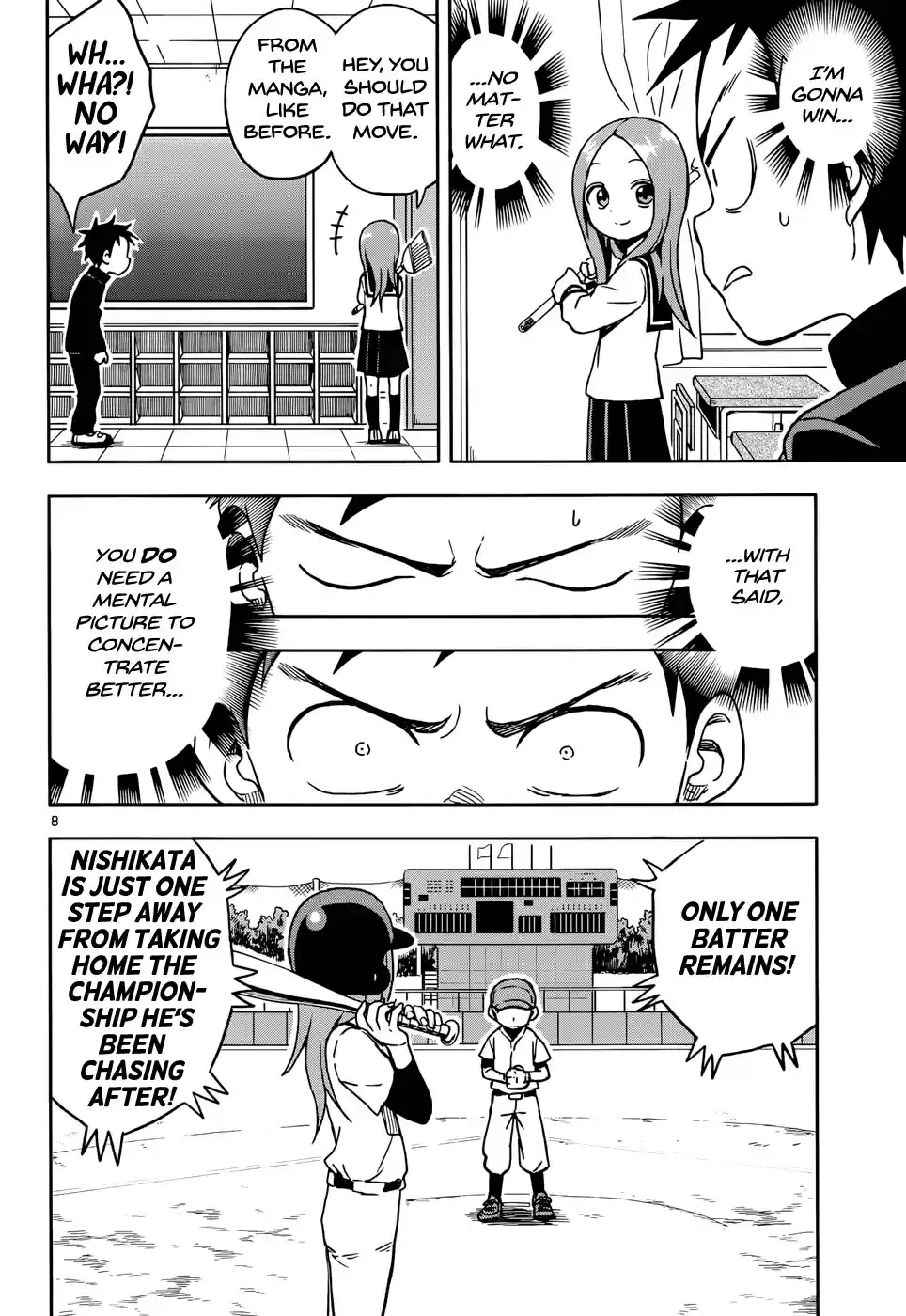 Karakai Jouzu no Takagi san Ch. 104 Demon Pitch