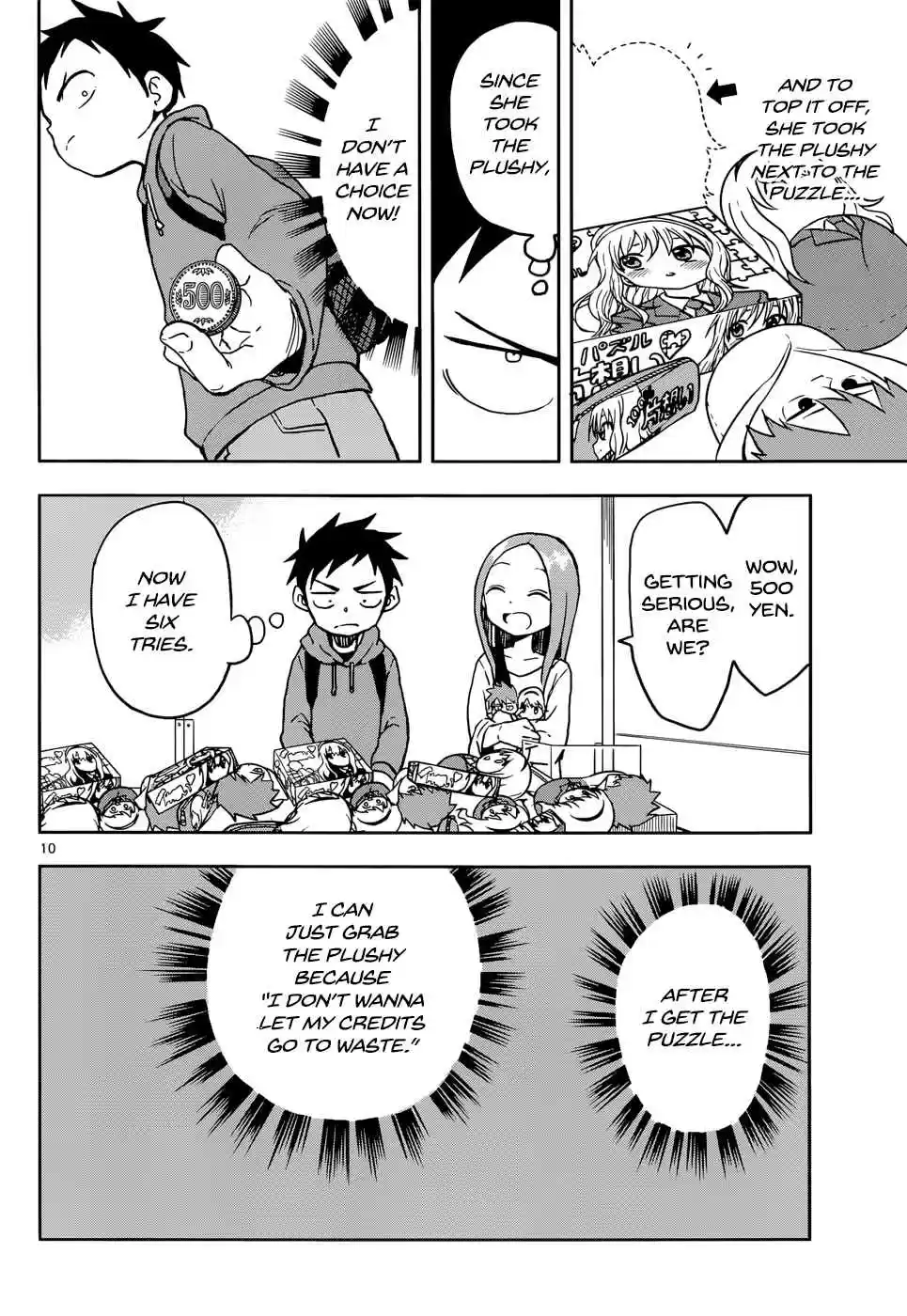 Karakai Jouzu no Takagi san Ch. 106 Crane Games