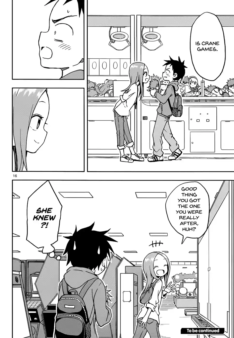 Karakai Jouzu no Takagi san Ch. 106 Crane Games