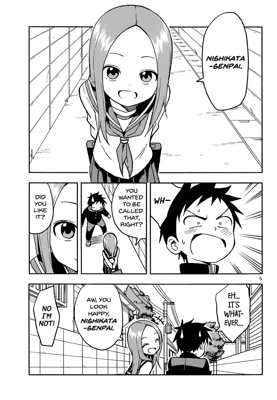 Karakai Jouzu no Takagi san Ch. 107 Second Years