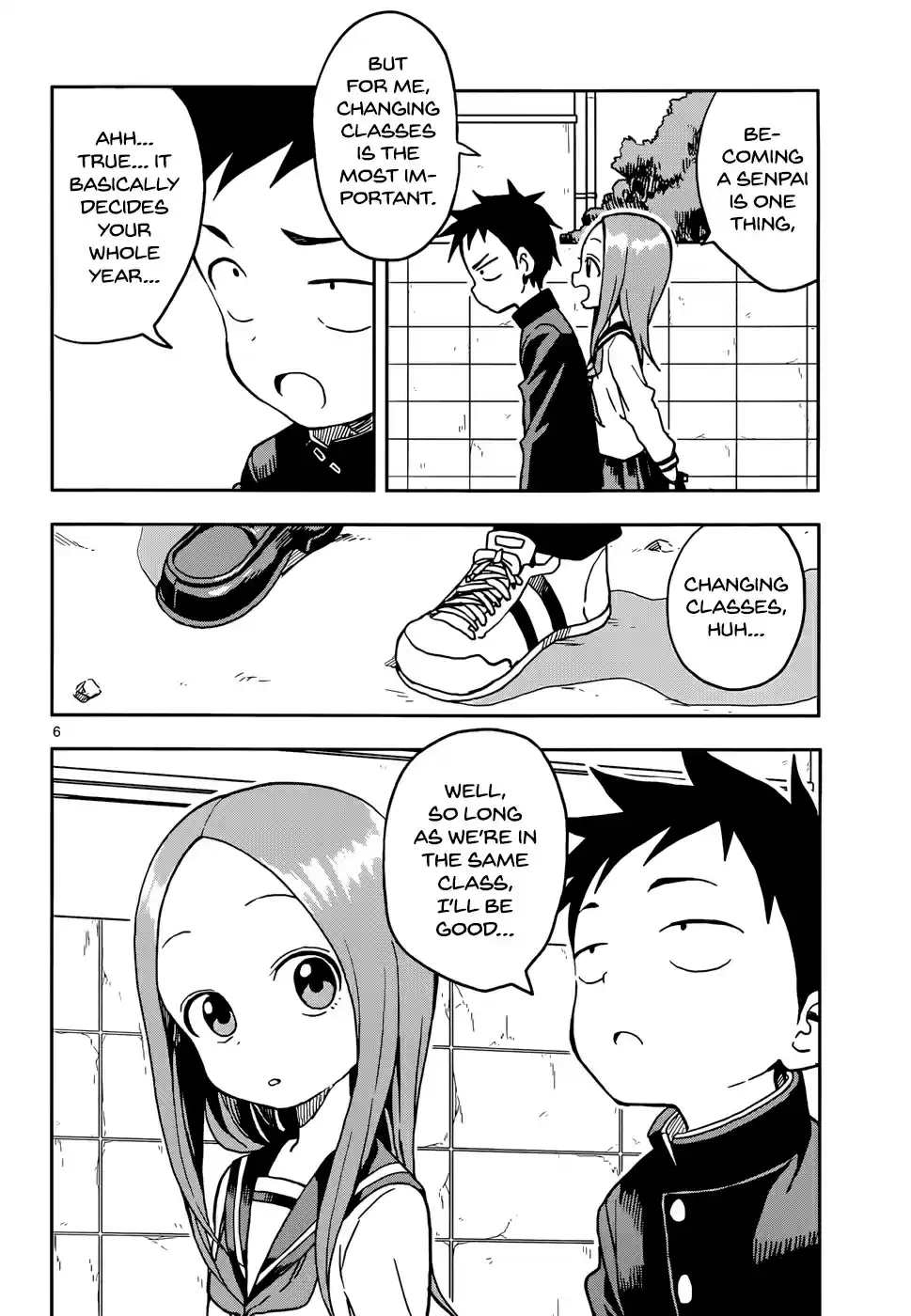 Karakai Jouzu no Takagi san Ch. 107 Second Years