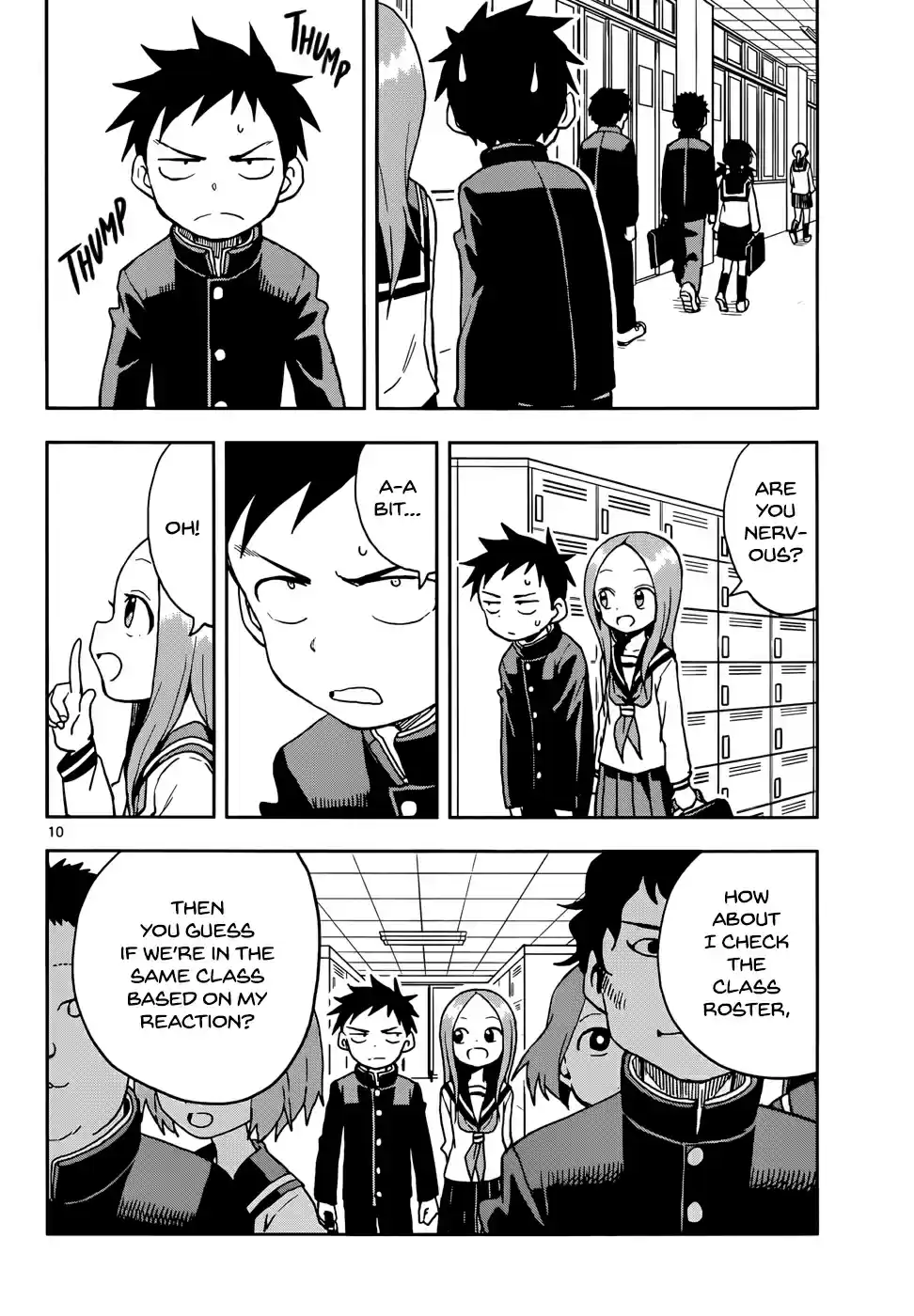 Karakai Jouzu no Takagi san Ch. 107 Second Years