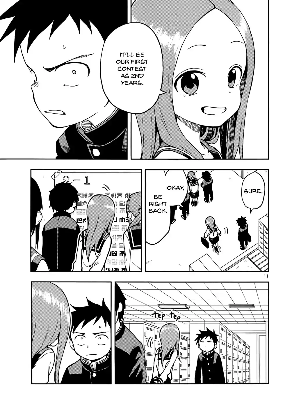 Karakai Jouzu no Takagi san Ch. 107 Second Years