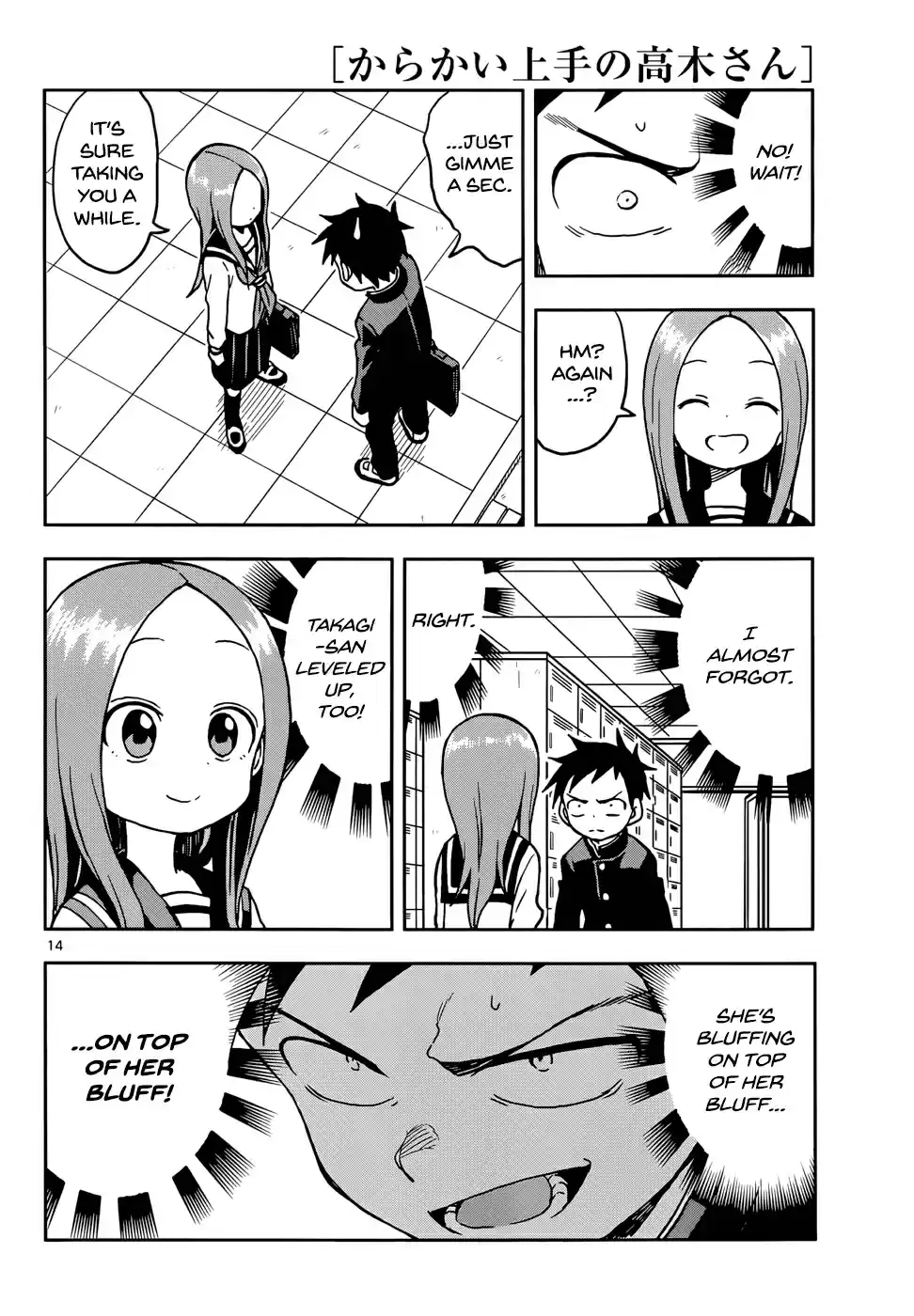 Karakai Jouzu no Takagi san Ch. 107 Second Years