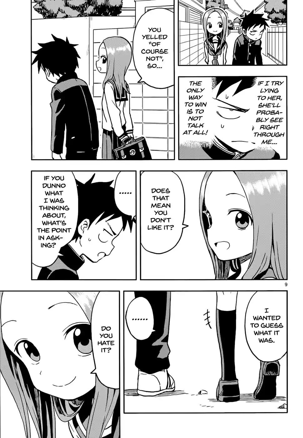 Karakai Jouzu no Takagi san Ch. 108 Confession