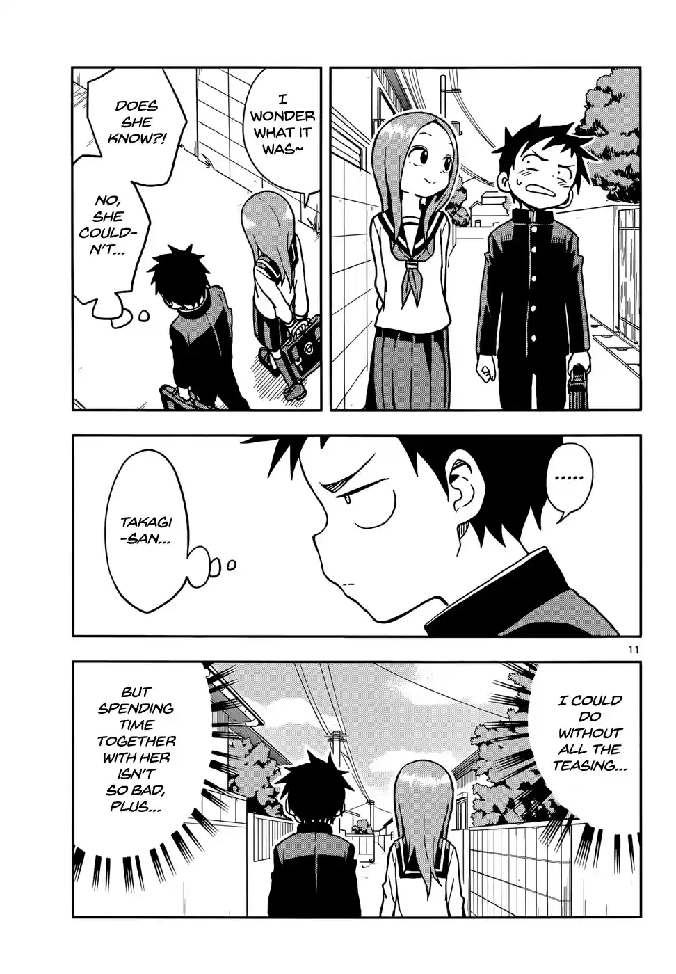 Karakai Jouzu no Takagi san Ch. 108 Confession