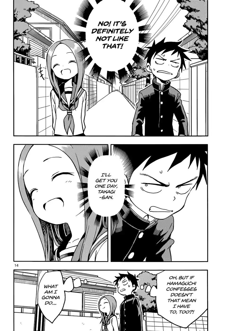 Karakai Jouzu no Takagi san Ch. 108 Confession