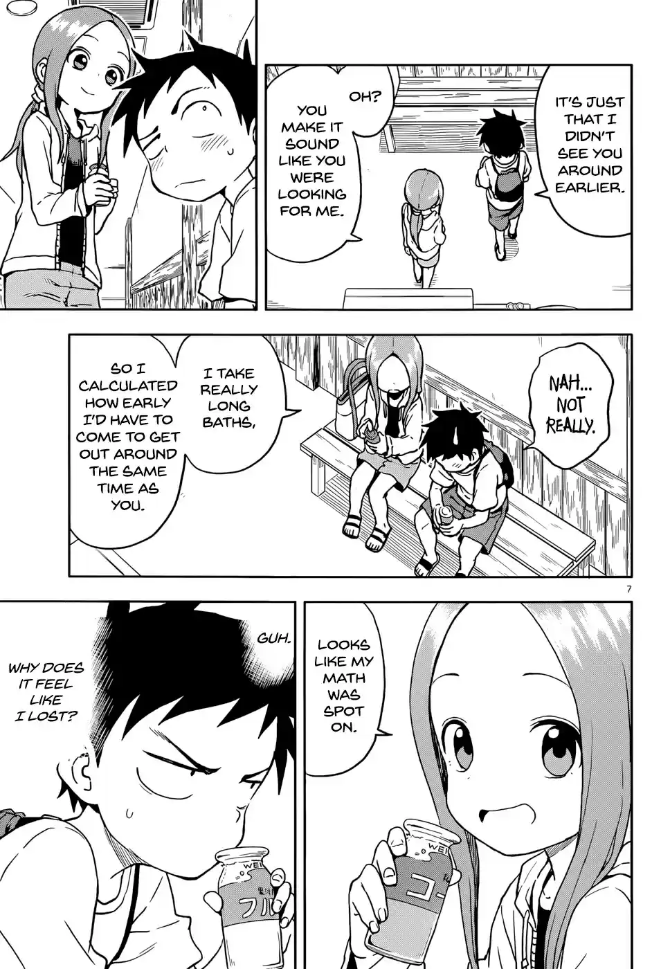 Karakai Jouzu no Takagi san Ch. 109 Nighttime