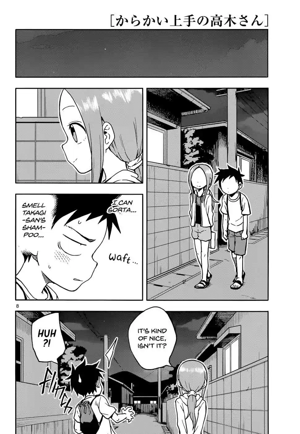Karakai Jouzu no Takagi san Ch. 109 Nighttime