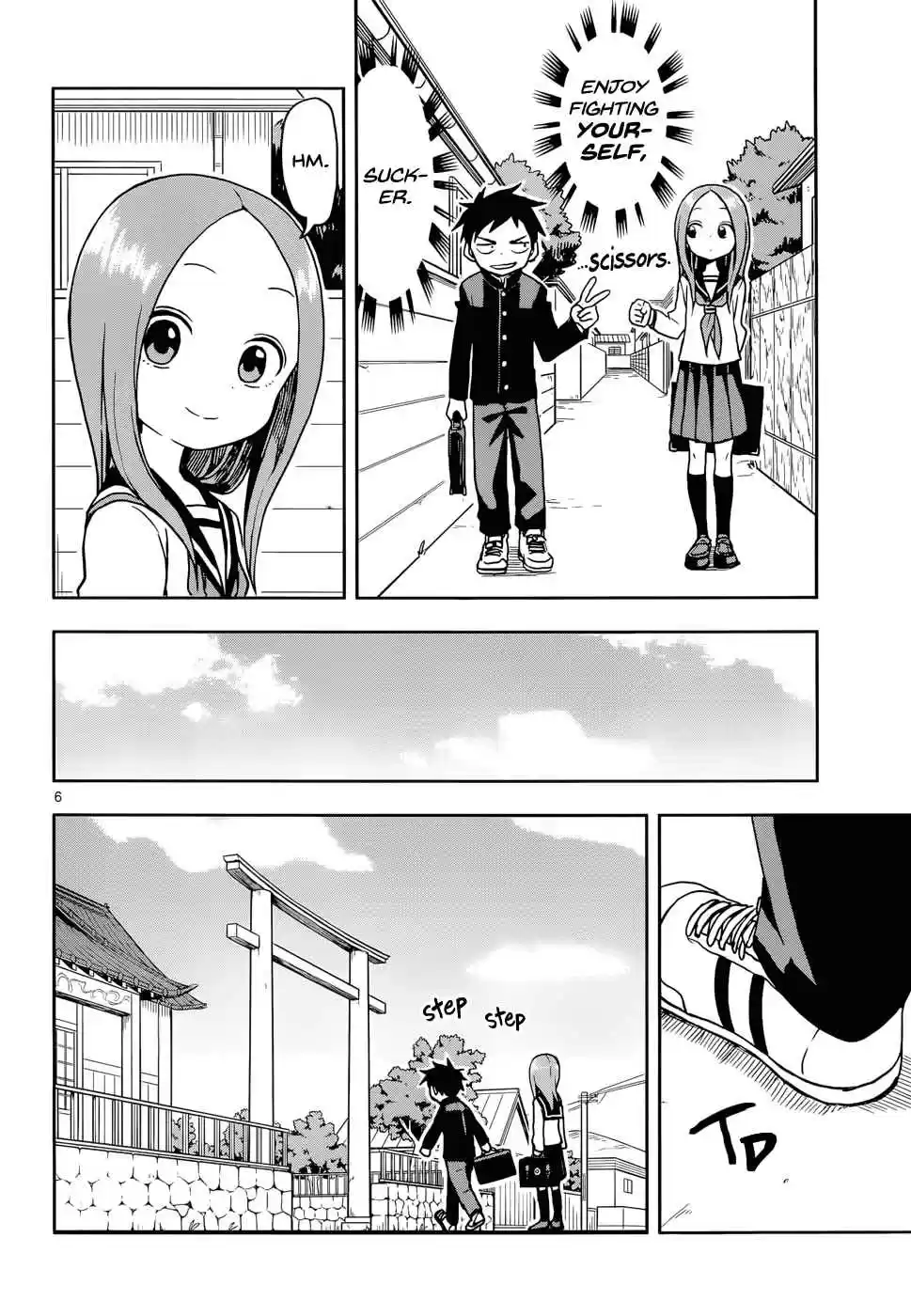 Karakai Jouzu no Takagi san Ch. 110 Glico