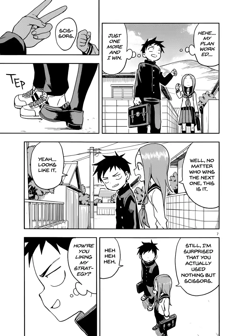 Karakai Jouzu no Takagi san Ch. 110 Glico