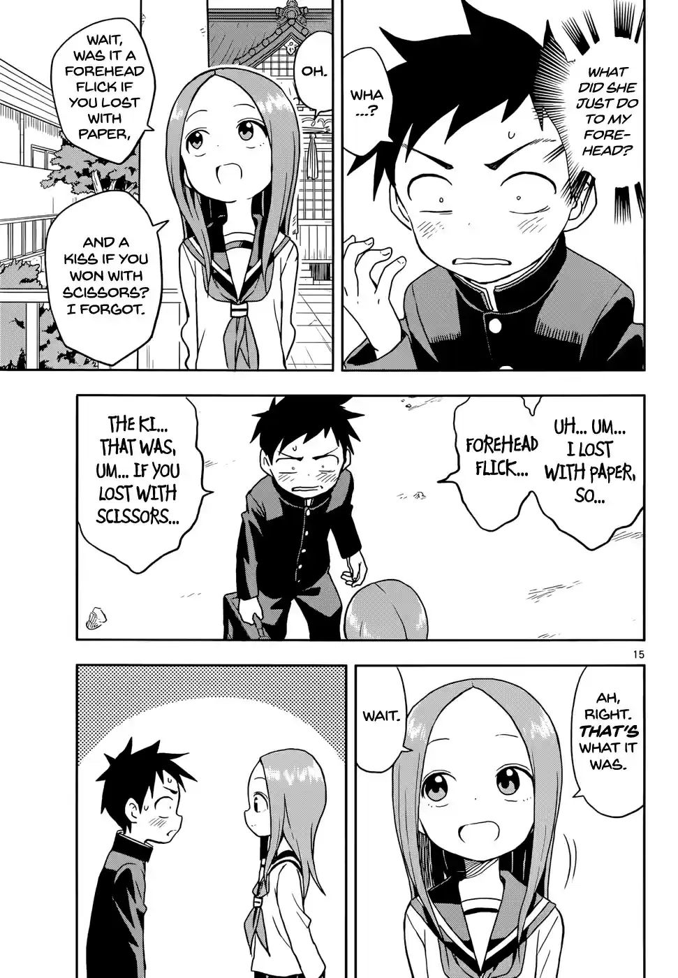 Karakai Jouzu no Takagi san Ch. 110 Glico