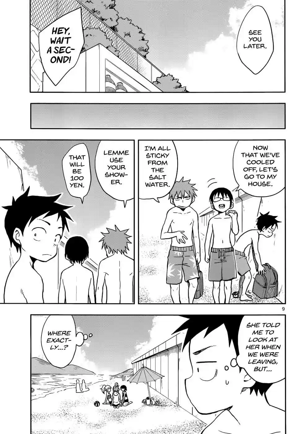 Karakai Jouzu no Takagi san Ch. 112 Swimming at the Beach