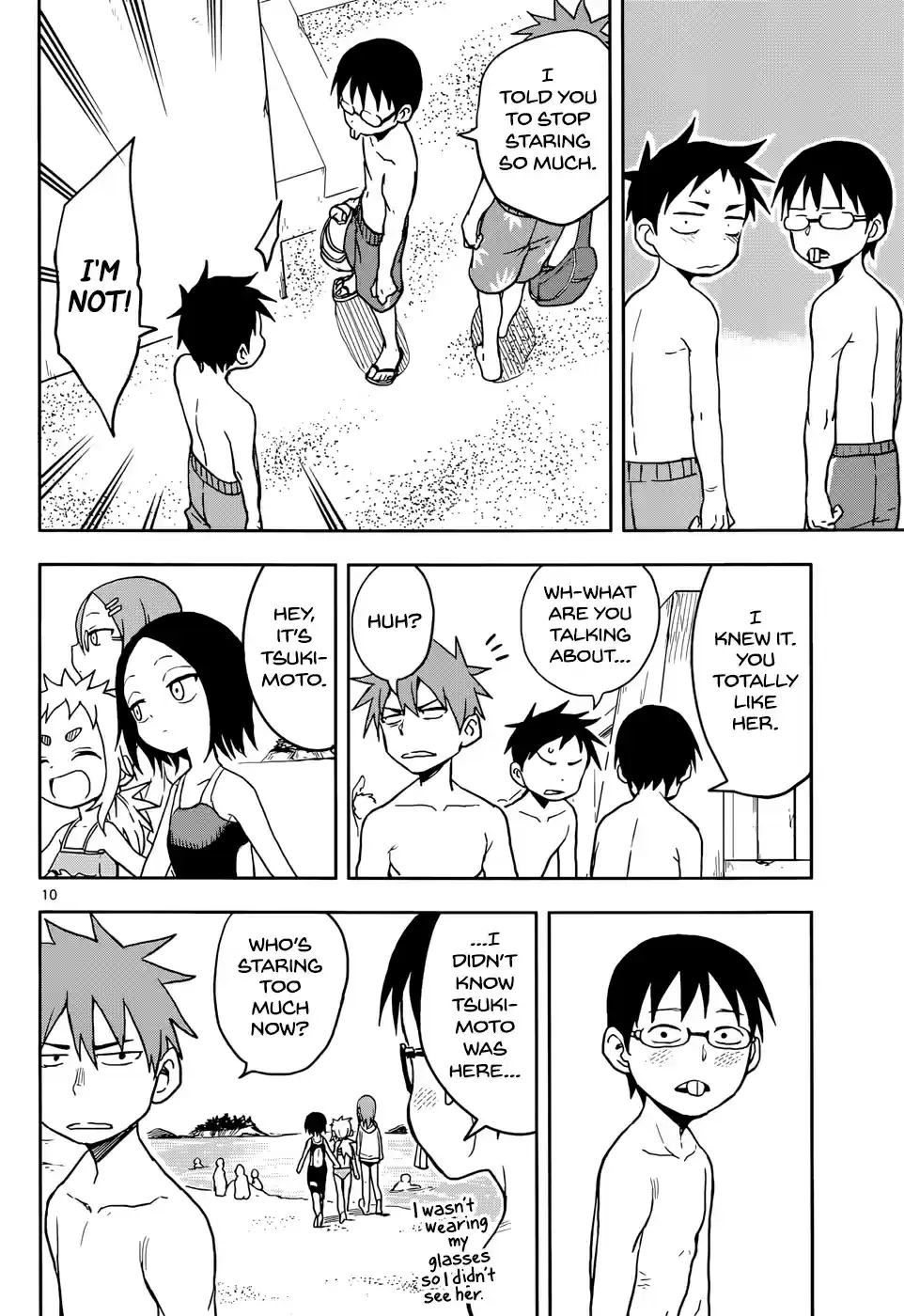 Karakai Jouzu no Takagi san Ch. 112 Swimming at the Beach