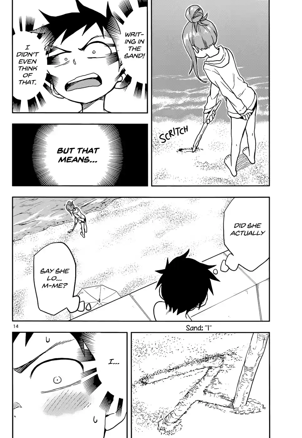 Karakai Jouzu no Takagi san Ch. 112 Swimming at the Beach