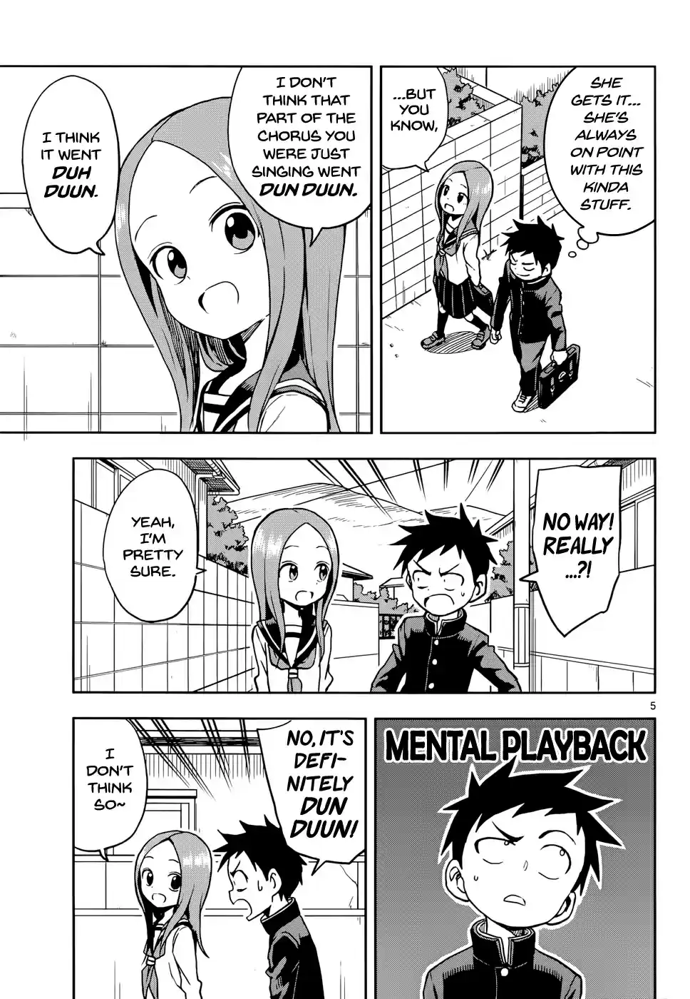 Karakai Jouzu no Takagi san Ch. 113 Chorus