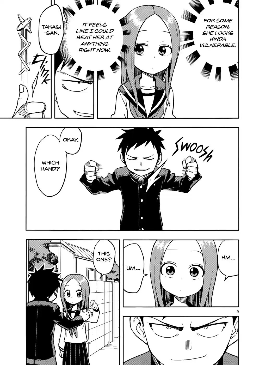 Karakai Jouzu no Takagi san Ch. 114 Type