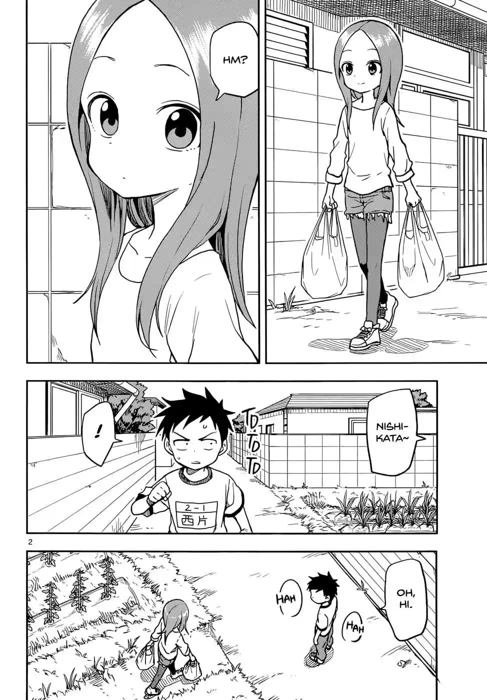 Karakai Jouzu no Takagi san Ch. 115 Sunset