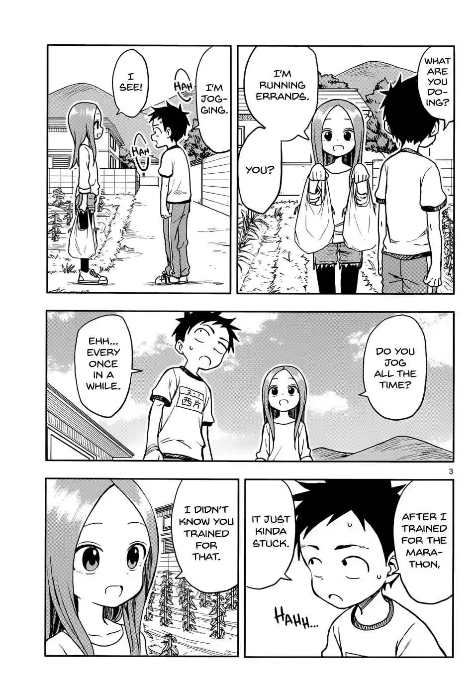 Karakai Jouzu no Takagi san Ch. 115 Sunset
