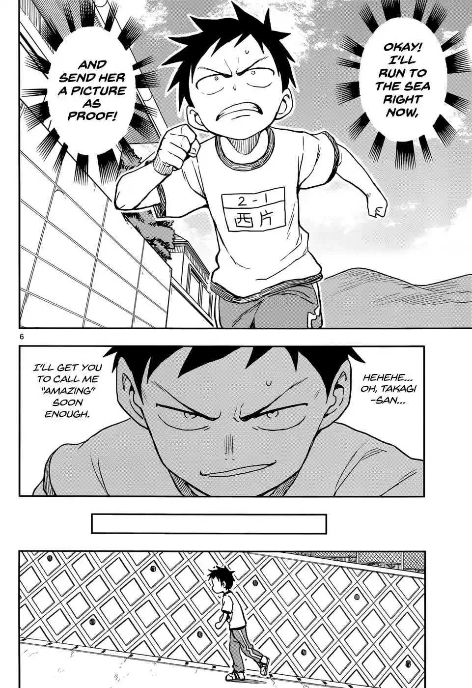 Karakai Jouzu no Takagi san Ch. 115 Sunset