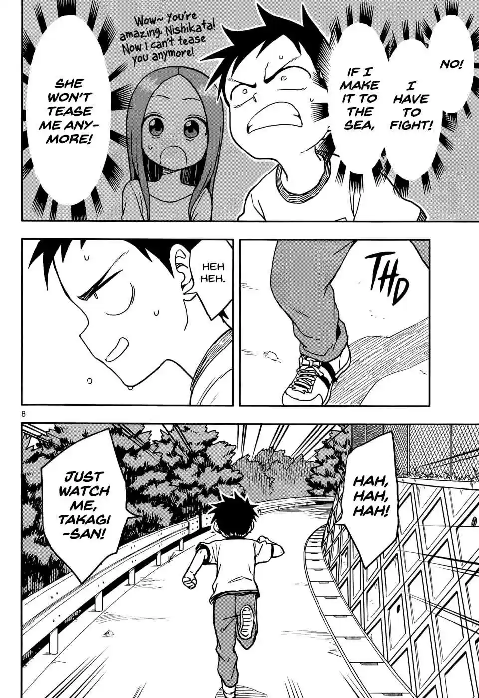 Karakai Jouzu no Takagi san Ch. 115 Sunset